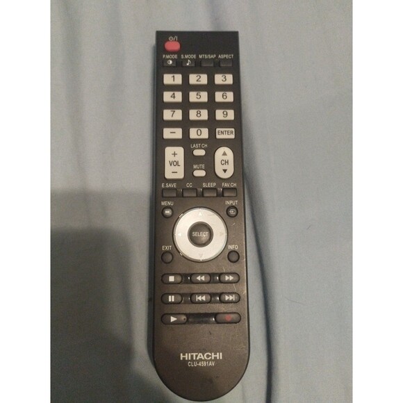 OEM Hitachi CLU-4591AV TV Remote Control- Tested - Picture 1 of 3